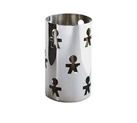 Alessi Girotondo AKK09 Portagrissini con Decoro Traforato di Design in Acciaio I