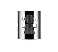 Alessi Girotondo Portatovaglioli Donna Traforato in Acciaio Inossidabile Lucidato A Specchio, 5.1 x 5.1 x 7.6 cm