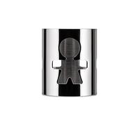 Alessi Girotondo Portatovaglioli Uomo Traforato in Acciaio Inossidabile Lucidato a Specchio