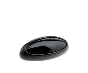 Alessi Gnam ASG22 B - Cassetta per Il Pane di Design con Sportello Frontale, Resina Termoplastica, Nero
