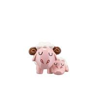 Alessi Happy Eternity Pecore, Decorazioni Natalizie, Porcellana, Multicolore, Taglia Unica