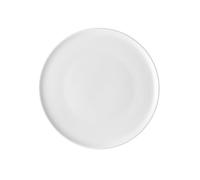 Alessi Itsumo NF07/5 - Piatto da Dessert di Design, Uso Quotidiano, Estetica Minimale, in Porcellana Bianca, Diametro 21 cm