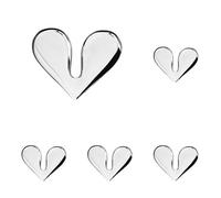 Alessi Jht01 Aprinoci Di Design In Acciaio Inox Lucido, Argento, 4.01 x 3.51 x 1.52 cm, 56 grammi (Confezione da 5)