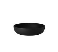 Alessi JM17/29 BT - Cestino Rotondo di Design, in Acciaio Colorato con Resina Epossidica e Decoro a Rilievo, Nero, 29 cm