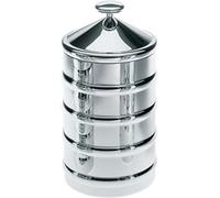 Alessi Kalistò CB03 Barattolo Multifunzione di Design in Acciaio Inossidabile,