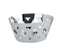 Alessi KK17 Cestino Rotondo Traforato in Acciaio Lucido, 20.6 cm