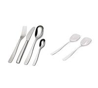 Alessi KnifeForkSpoon AJM22S24M Servizio Completo di Posate di Design, 24 Pezzi