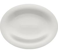 Alessi Ku ovale piatto piatto, bianco