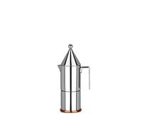 Alessi La Conica 90002/3 - Caffettiera di Design in Acciaio Inox e Fondo in Rame, 3 Tazze