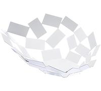 Alessi La Stanza dello Scirocco MT03 W - Centrotavola di Design in Acciaio Inossidabile 18/10 Colorato con Resina Epossidica, Bianco