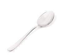 Alessi LCD01/4 Caccia Cucchiaio da Dessert in Acciaio Lucido, Set da 6
