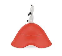 Alessi Lulà Ciotola Ro, Accessori Cane, Acciaio Inossidabile 18/10 Lucido, Resina Termoplastica Arancio, Arancione, Taglia Unica