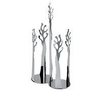 Alessi Mediterraneo ESI19 Portabicchieri a Due Scomparti, Acciaio, Inox, Argento