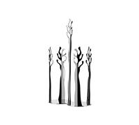 Alessi Mediterraneo ESI19 - Portabicchieri a Due Scomparti in Acciaio Inox, Lucido