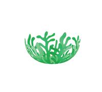 Alessi Mediterraneo ESI01/25GR - Fruttiera di Design in Acciaio Colorato con Resina Epossidica, Diametro 25cm, Verde