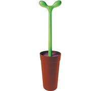 Alessi Merdolino ASG04 Scopino di Design in Resina Termoplastica per Pulizia WC, Marrone