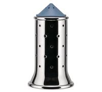 Alessi MGSAL Spargisale in Acciaio Inossidabile 18/10 Lucido con Tappo e Coperchietto in PA, Azzurro