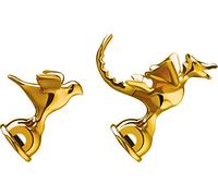 Alessi MGWH30S2 Set di Fischietti in PA per Bollitori, 2 Pezzi, Oro