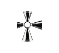 ALESSI Misurino da bar Quadri Combo Jigger in acciaio inox argento