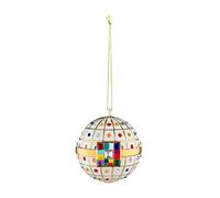 Alessi MJ16 7 Palla di Fidanzamento Decorazione in Porcellana Decorata a Mano, Multicolore