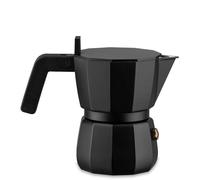Alessi, Moka, Caffettiera Espresso Nera 6 Tazze, Alluminio