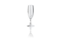 Alessi MW02/9 Dressed Bicchiere per Spumanti e Champagne, Vetro Cristallino, Trasparente, 4 unità