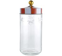 Alessi MW30/150 Circus Barattolo Ermetico in Banda Stagnata e Vetro, 150 cl