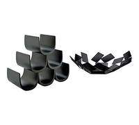 Alessi Noè GIA13 B Portabottiglie di Design in Resina Termoplastica, Nero & La