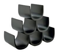 Alessi, Noè, Portabottiglie Modulare Nero, Plastica