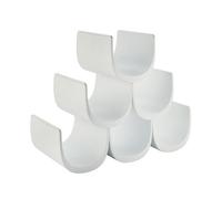 Alessi Noè GIA13 - Portabottiglie di Design in Resina Termoplastica, Bianco