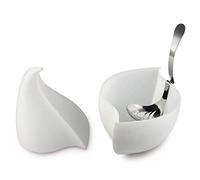 Alessi Nunziatella ESI23 SET, Contenitore e Mestolo Forato di Design per servire