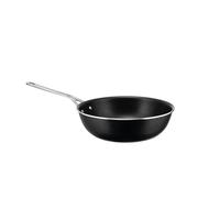 Alessi Pots & Pans Padella Alta D 28 Cm con Manico Nero