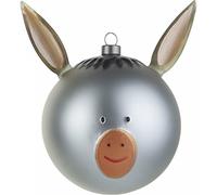 Alessi AMJ13 5 Asinello Palla per Albero di Natale, Vetro Soffiato, Multicolore, 9.00x9.00x13.50 cm