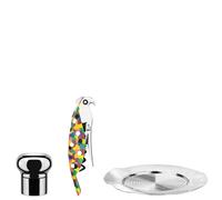 Alessi, Parrot, Wine Gift Set, Acciaio