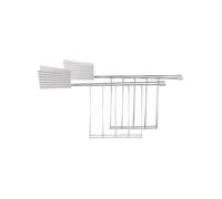 ALESSI Pinza per sandwich Plissé, set da 2, bianca MDL08RACKW bianco