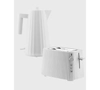 Alessi Plissé Bundle weiß Wasserkocher 1,7l und Toaster - EU PLUG men Kitchen- & Tableware white in taglia:ONE SIZE
