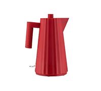 Alessi Plissé MDL06 R - Bollitore Elettrico di Design, in Resina Termoplastica, Presa Europea 2400W, 170cl, Rosso