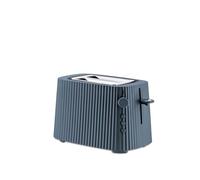 Alessi Plissé MDL08 G - Tostapane di Design, Sei Livelli di Doratura, in Resina Termoplastica, Spina Europea, 850 W, Grigio