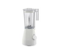 Alessi Plissé MDL09 W - Frullatore di Design con Caraffa Graduata, in Resina Termoplastica, Spina Europea 700W, 1,5l, Bianco