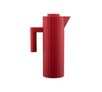 Alessi Plissé MDL12 R - Caraffa termica in resina termoplastica con interno in vetro termico a doppia parete, colore: Rosso