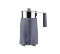 Alessi Plissé MDL13 G - Cappuccinatore Multifunzione ad Induzione, in Resina Termoplastica con Bricco in Acciaio Inossidabile, Spina Europea, 600 W, 35 cl, Grigio