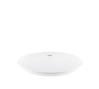 Alessi Plissé MDL16 W - Bilancia da Cucina Digitale di Design con Supporto a Muro, in Vetro Temprato e Resina Termoplastica, Batteria Ricaricabile con Porta USB-C, Bianco