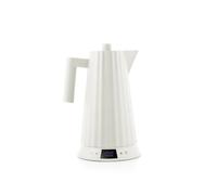 Alessi Plissé MDL21 W - Bollitore Elettrico con Temperatura Regolabile di Design, in Resina Termoplastica, Presa Europea, 2200W, 170 ianco