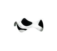ALESSI Porta cucchiaio Blip in acciaio inox grigio