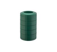 Alessi Plissé MDL19 GR - Contenitore Portacapsule Nespresso a 5 Piani Rotanti, in Resina Termoplastica, Verde