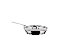 Alessi Pots&Pans Padella a Manico Lungo, Acciaio Inossidabile, Argento, 28 cm