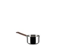 Alessi edo | PU105/16 - Casseruola a Manico Lungo in Acciaio Inox, Manico in Acciaio Inox con Rivestimento in PVD, Marrone