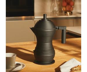 Alessi Pulcina Caffettiera 3 tazze 6 tazze Nera Michele De Lucchi