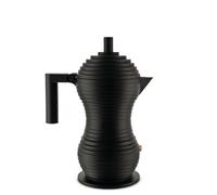Alessi Pulcina Caffettiera Espresso Nera, design De Lucchi