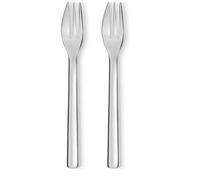 Alessi REB09/16 Ovale Forchetta da Dolce, Acciaio Inossidabile 18/10 (Confezione da 2)